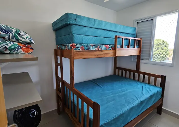 Jardim Das Palmeiras II Home Resort Jp2 Ubatuba - Apartamento Com 2 Dorms, 1 Suite, Condominio Com Piscina Adulto E Infantil, Jacuzzi Aquecida,Sauna, Churrasqueira, Academia, Salao De Jogos E Playground