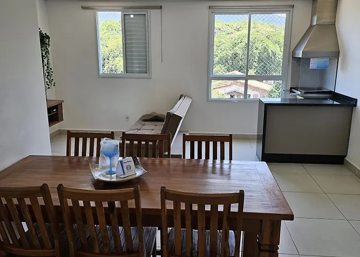 Jardim Das Palmeiras II Home Resort Jp2 Ubatuba - Apartamento Com 2 Dorms, 1 Suite, Condominio Com Piscina Adulto E Infantil, Jacuzzi Aquecida,Sauna, Churrasqueira, Academia, Salao De Jogos E Playground